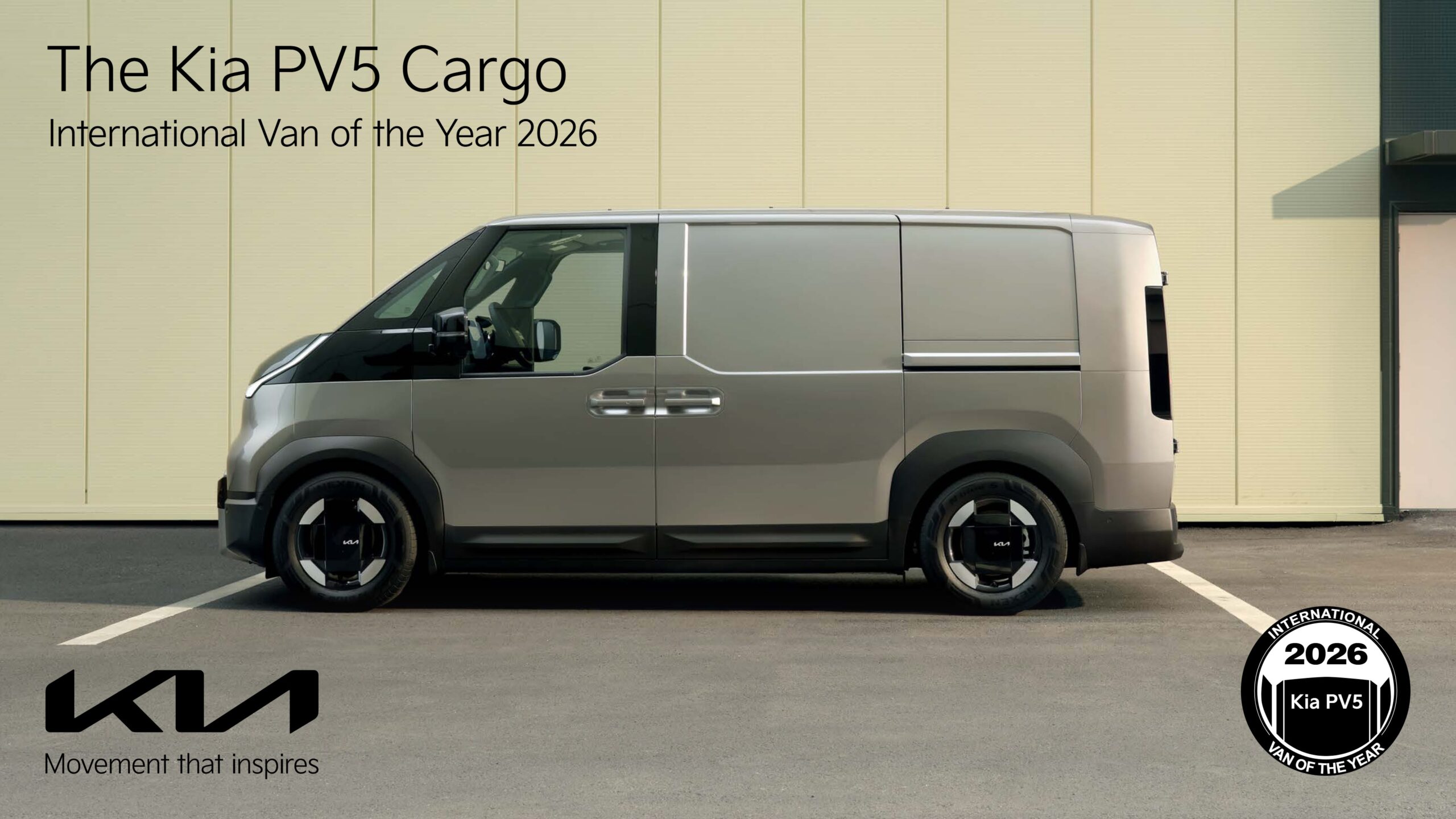 Kia PV5 wins the '2026 International Van of the Year' (1)